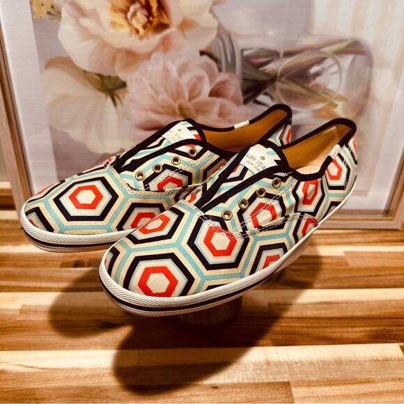 Keds x Kate Spade New York - Champion Laceless Geometric Slip ons, size 9, EUC - Picture 13 of 13